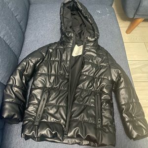 Zara boys black puffer 5t